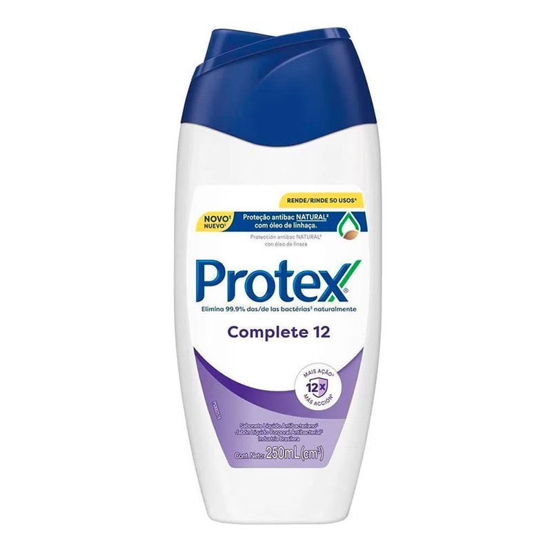 SABONETE LIQUIDO PROTEX COMPLETE 12 250ML