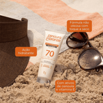 CENOURA E BRONZE PROTETOR SOLAR FACIAL FPS70 50G