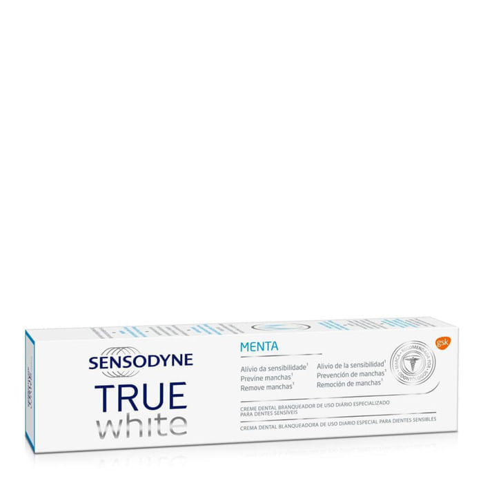 CREME DENTAL SENSODYNE TRUE WHITE 100G