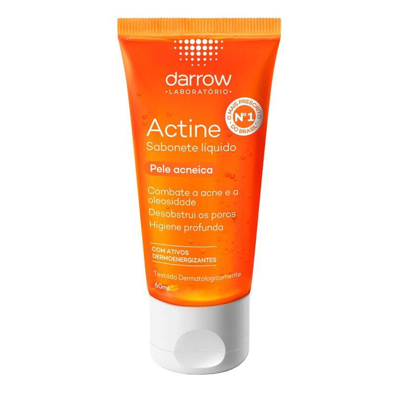 ACTINE SABONETE LIQUIDO PELE ACNEICA 60ML