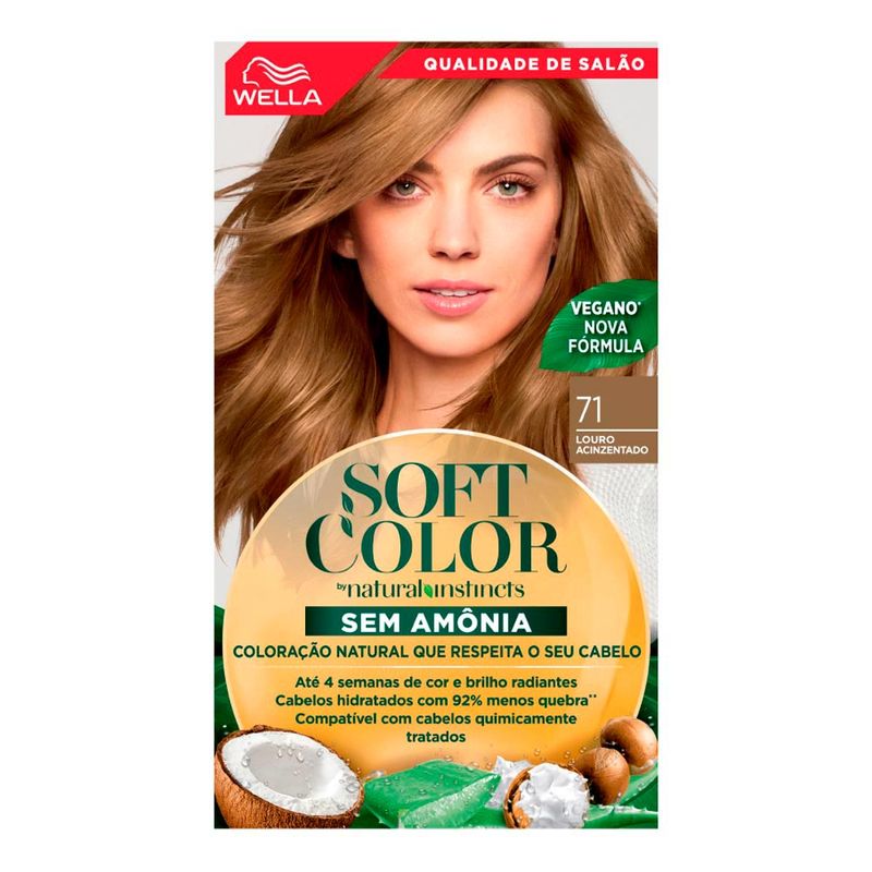 TINTURA SOFT COLOR 71 LOURO ACINZENTADO
