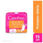 PROTETOR DIARIO CAREFREE FLEXI SEM PERFUME 15UN