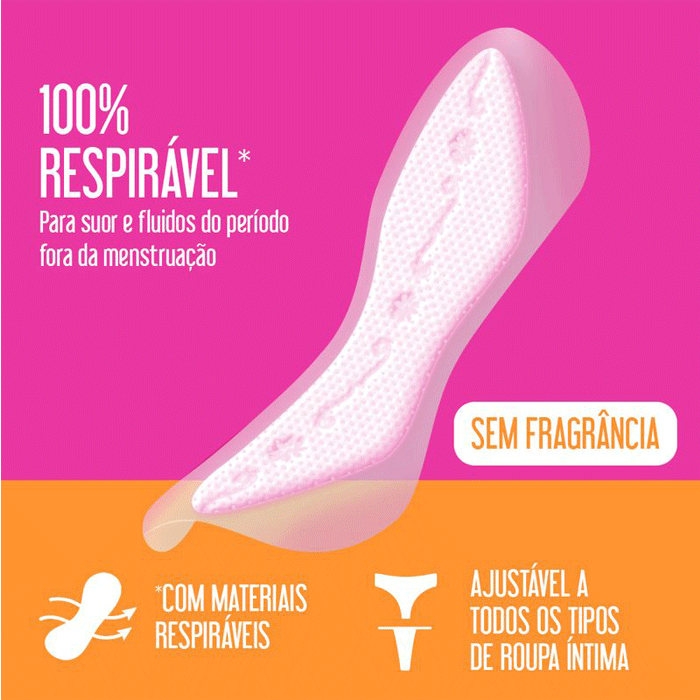 PROTETOR DIARIO CAREFREE FLEXI SEM PERFUME 15UN