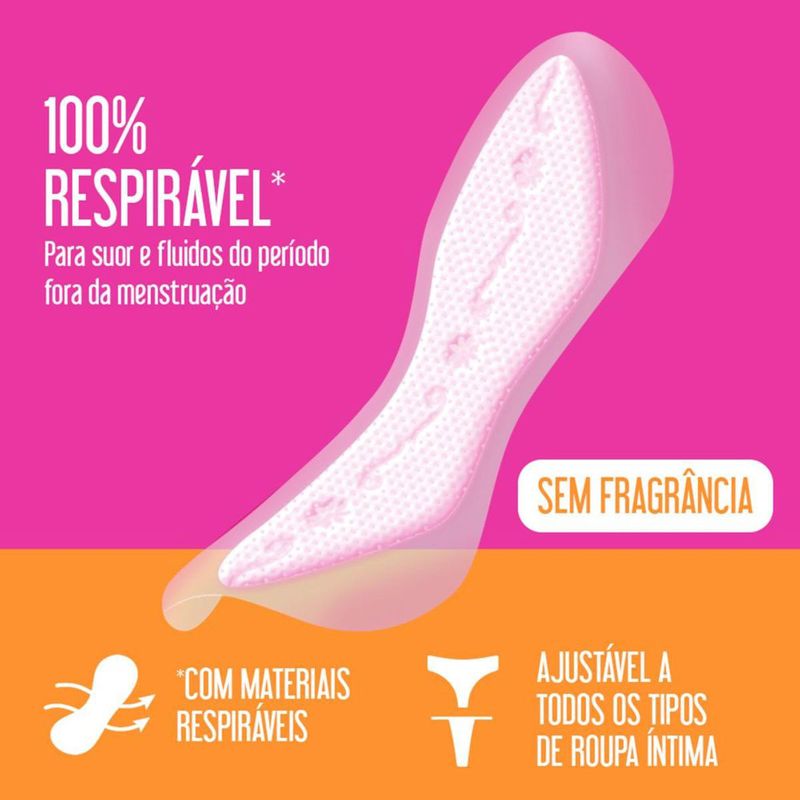 PROTETOR DIARIO CAREFREE FLEXI SEM PERFUME LEVE80 PAGUE60