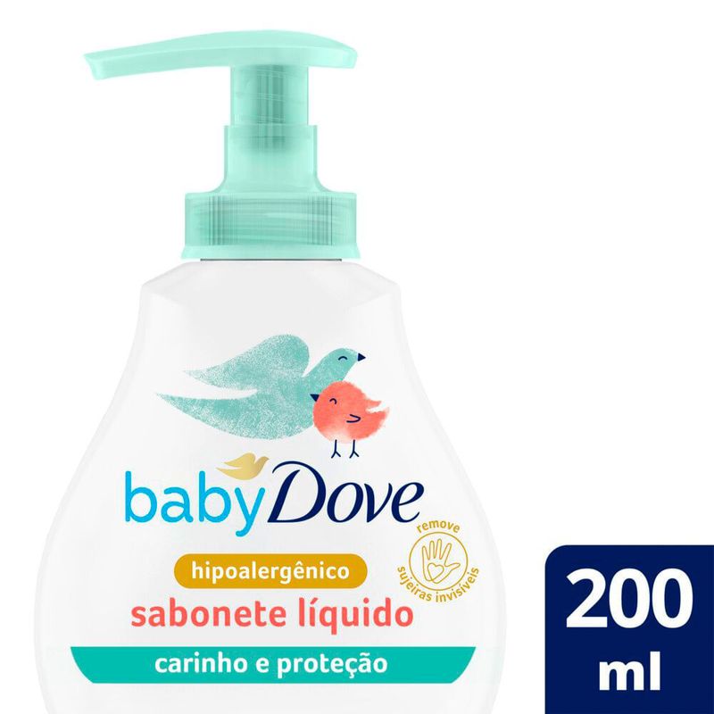 DOVE SABONETE LIQUIDO BABY CALENDULA CARINHO E PROTEÇAO HIDR