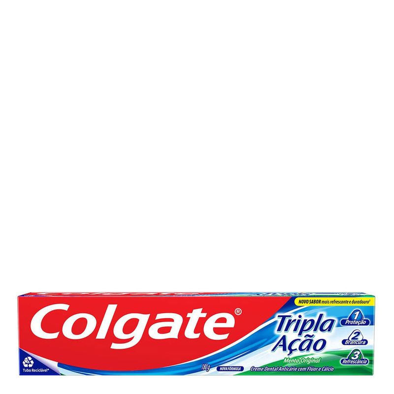 CREME DENTAL COLGATE TRIPLA AÇAO MENTA ORIGINAL 180G