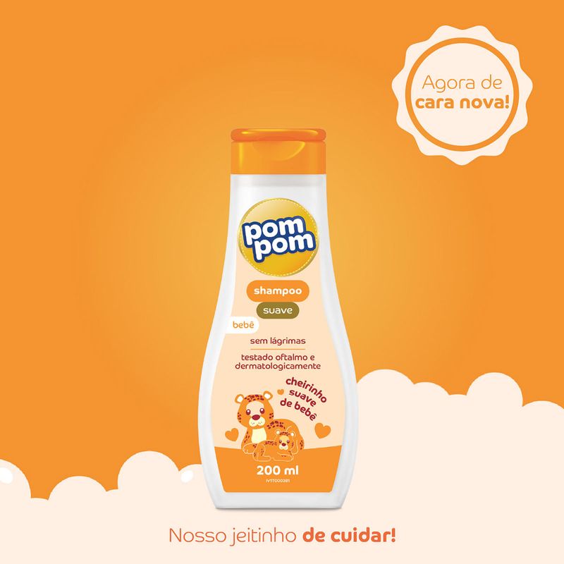 SHAMPOO POM POM SUAVE 200ML
