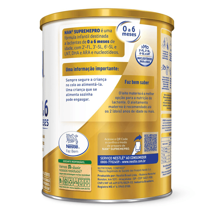 LEITE NAN 1 SUPREME PRO 800G