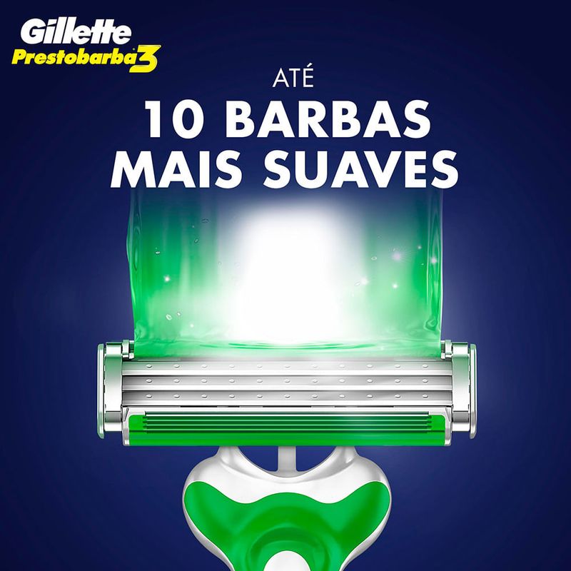 APARELHO PRESTOBARBA 3 SENSITIVE 4UN