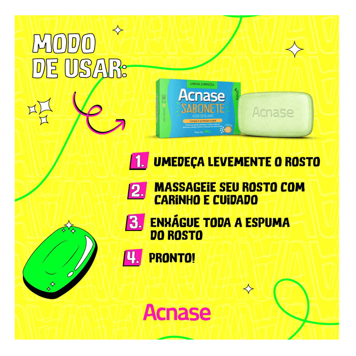 ACNASE CLEAN SABONETE ESFOLIANTE 80G