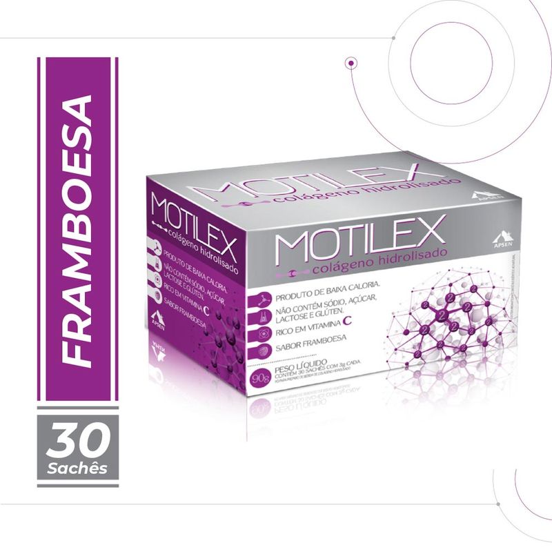 MOTILEX SABOR FRAMBOESA 30SACHES 3G