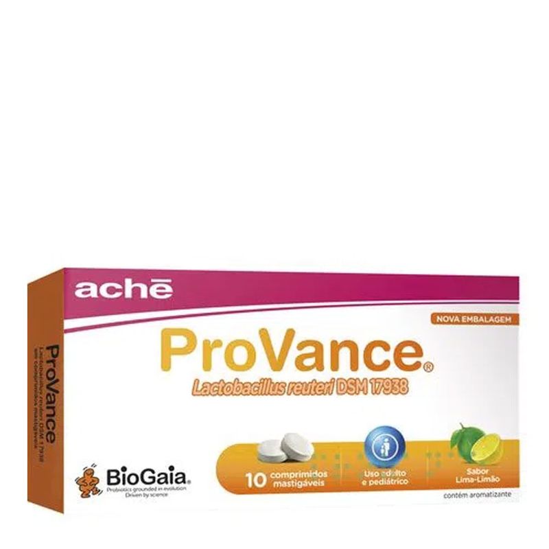 PROVANCE SABOR LIMA LIMAO 10CPR MASTIGAVEIS