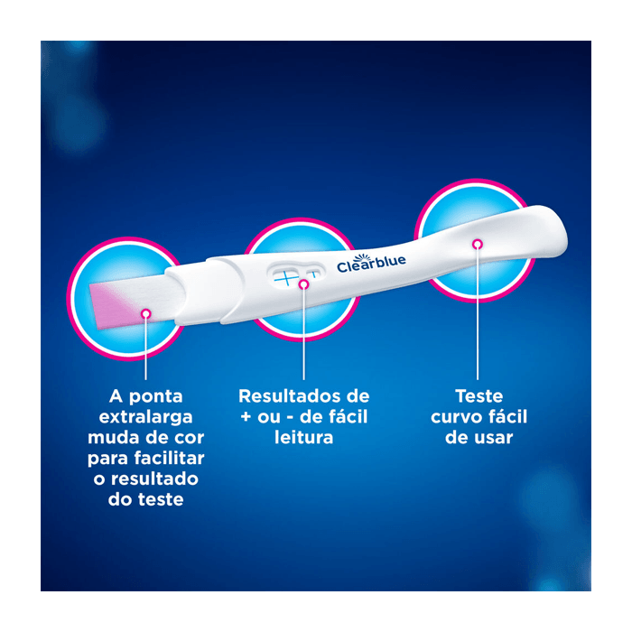 TESTE DE GRAVIDEZ CLEARBLUE PLUS 1UN