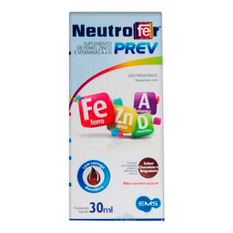 NEUTROFER PREV SUSPENSAO ORAL 30ML