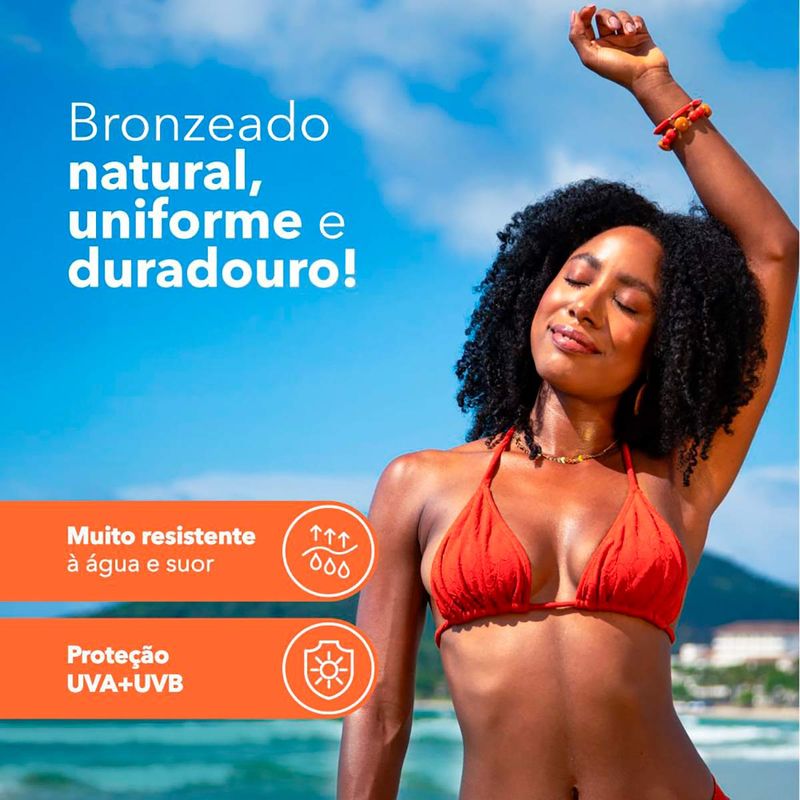 CENOURA BRONZE LOÇAO BRONZEADORA COM COR EFEITO DOURADO FPS6