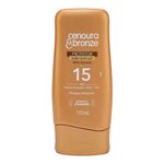 CENOURA E BRONZE PROTETOR SOLAR COM COR EFEITO DOURADO FPS15