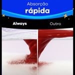 ABSORVENTE ALWAYS NOITES TRANQUILAS COBERTURA SECA LONGO COM