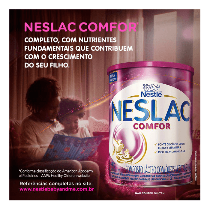 LEITE NESLAC COMFOR 800G