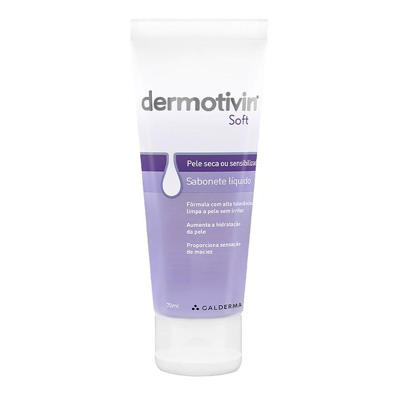 DERMOTIVIN SOFT SABONETE LIQUIDO 70ML