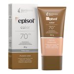 EPISOL COLOR PROTETOR SOLAR EFEITO BASE PELE CLARA FPS70 40G