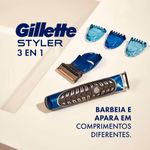 APARELHO GILLETTE FUSION PROGLIDE STYLER 3EM1