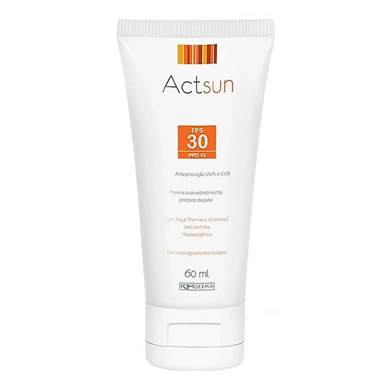 ACTSUN PROTETOR SOLAR FACIAL FPS30 60ML
