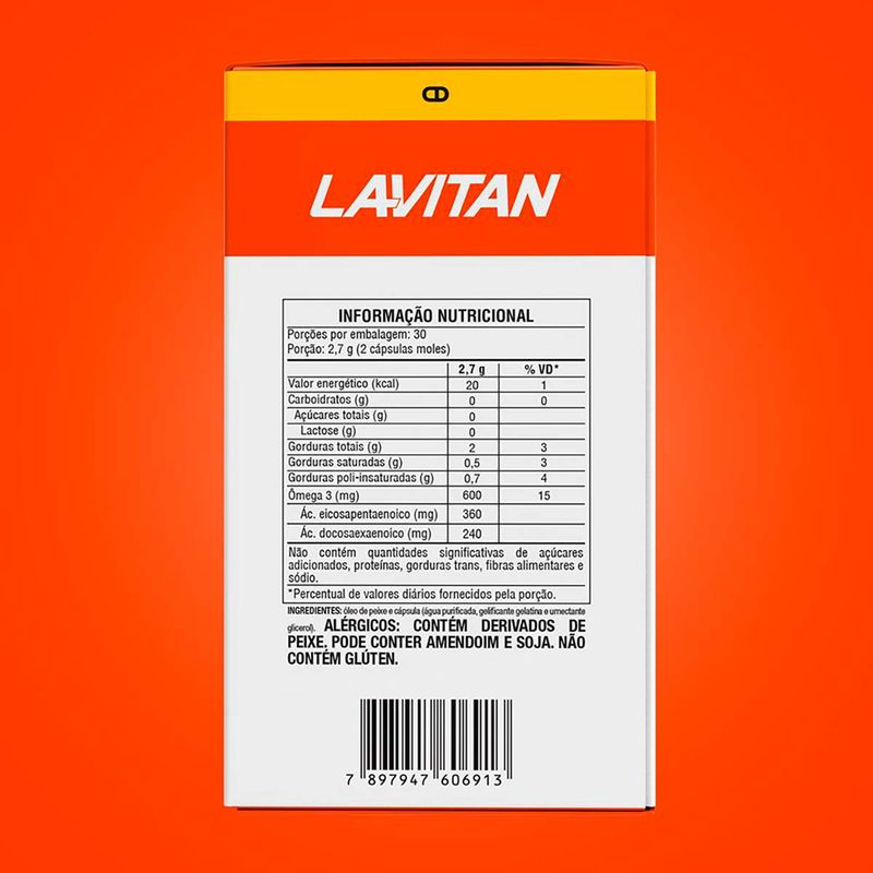 LAVITAN OMEGA 1000MG 60CAP