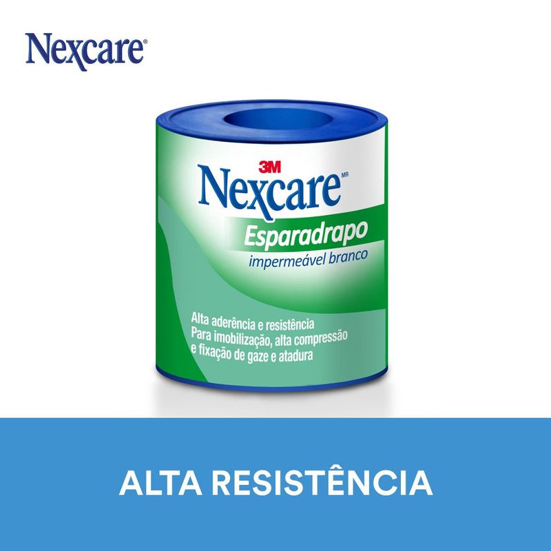 NEXCARE ESPARADRAPO IMPERMEAVEL BRANCO 50MMX3M