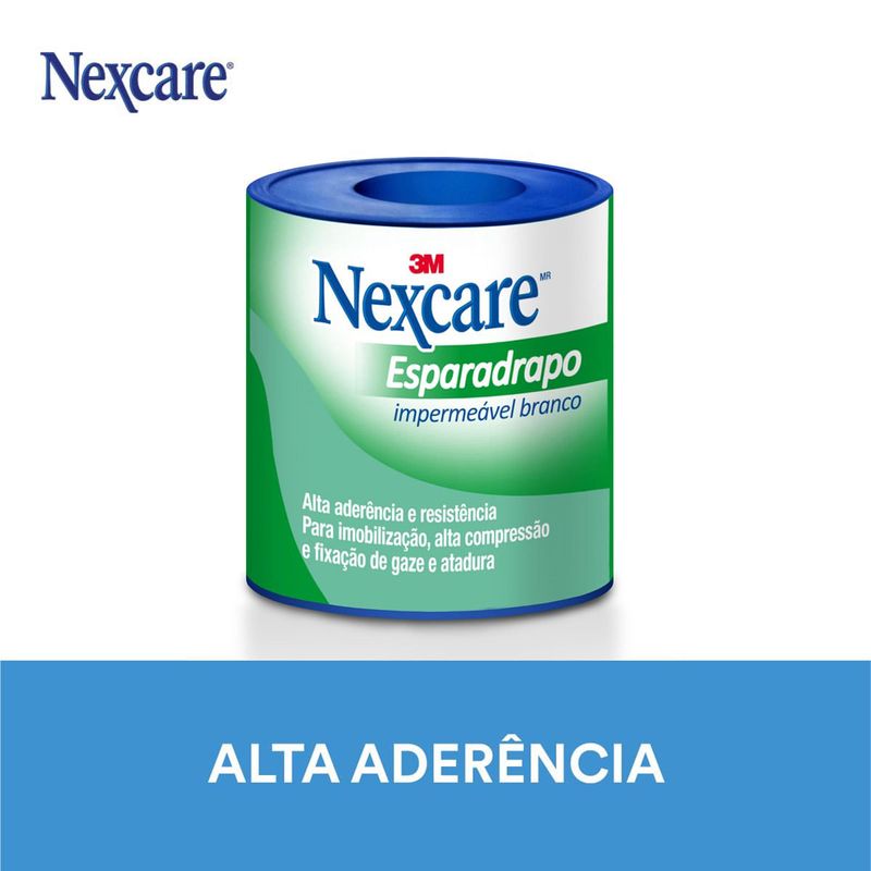 NEXCARE ESPARADRAPO IMPERMEAVEL BRANCO 50MMX3M