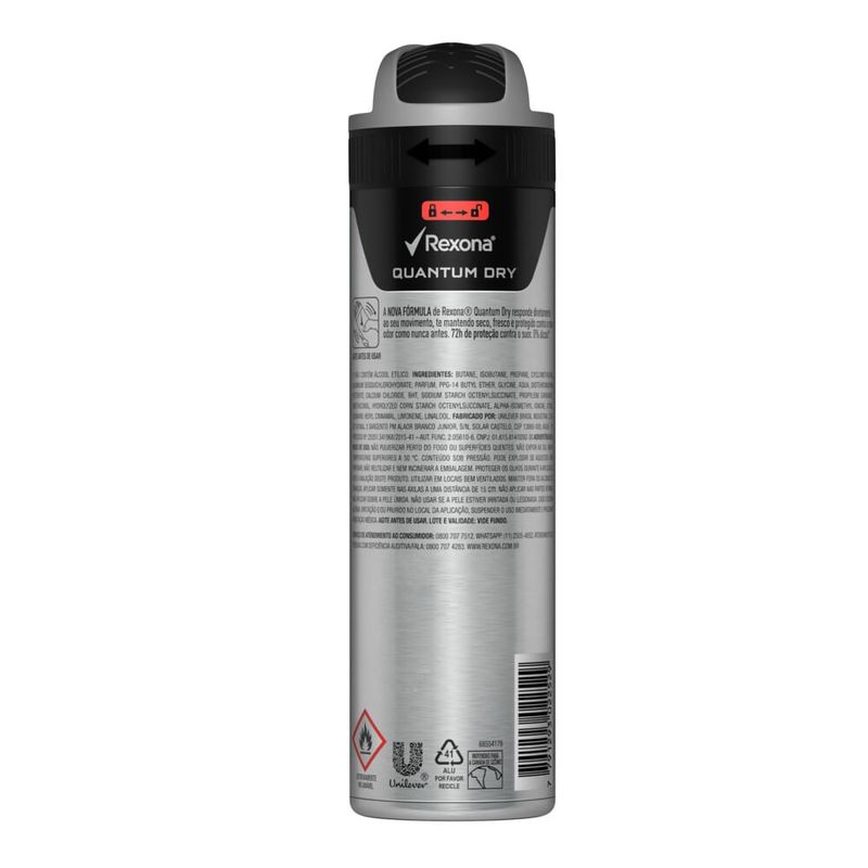 DESODORANTE REXONA AE QUANTUM MEN 150ML