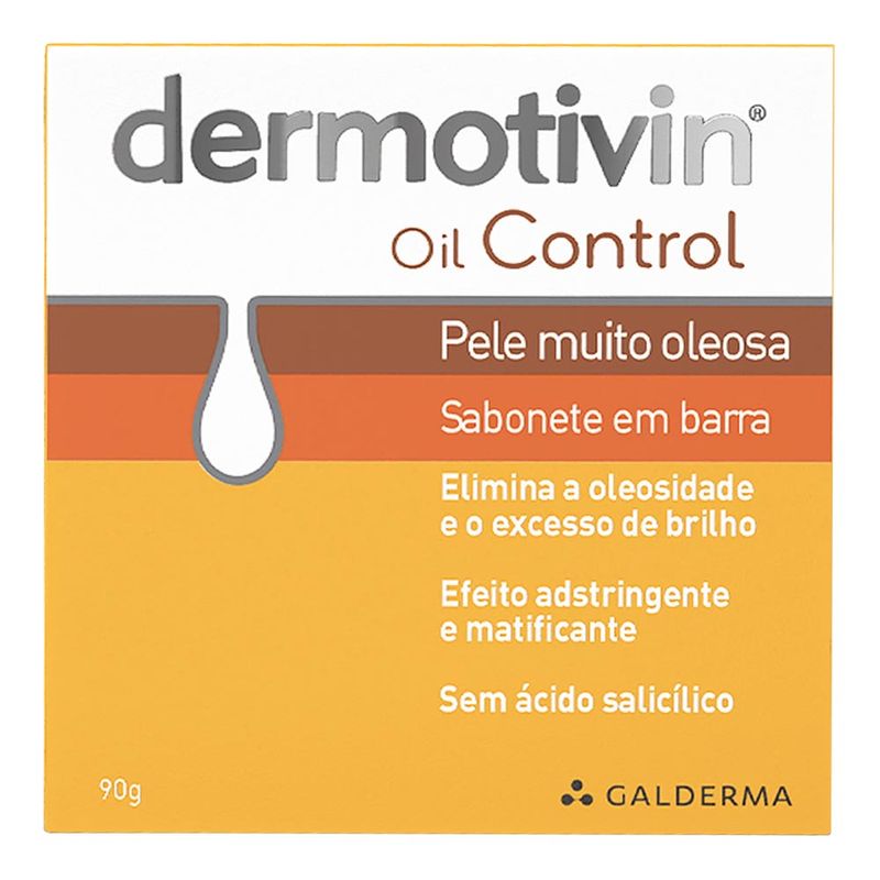 DERMOTIVIN CONTROL SABONETE EM BARRA PELE MUITO OLEOSA 90G