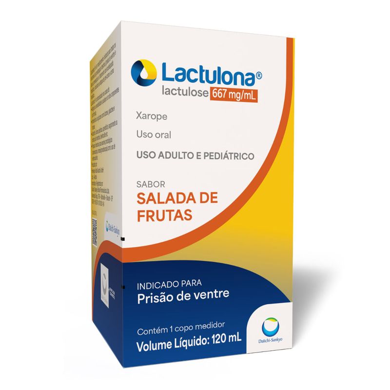 LACTULONA 667MG/ML XAROPE SALADA DE FRUTAS 120ML