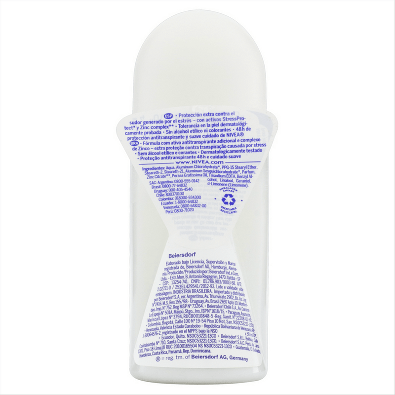 NIVEA DESODORANTE ROLL ON STRESS PROTECT 50ML