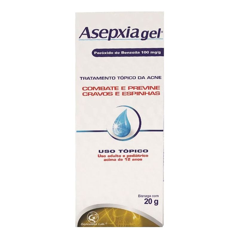 ASEPXIA 10% GEL SECATIVO DE AÇAO INTENSA 20G