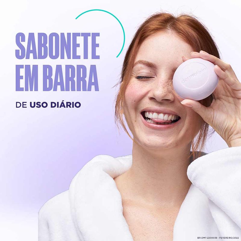 DERMOTIVIN SOFT COMPLEX SABONETE EM BARRA PELE SECA OU SENSI
