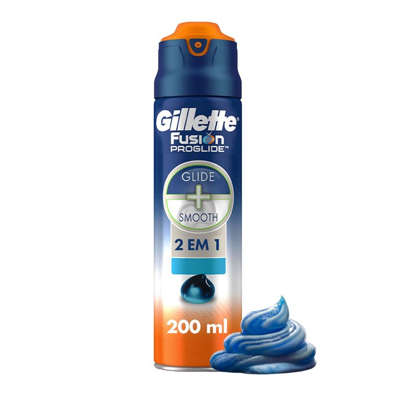 GEL DE BARBEAR GILLETTE FUSION PROGLIDE HIDRATANTE 198G