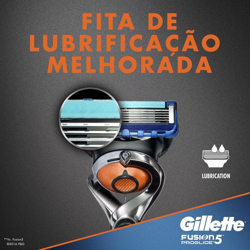 CARGA GILLETTE FUSION PROGLIDE  REGULAR 2UN
