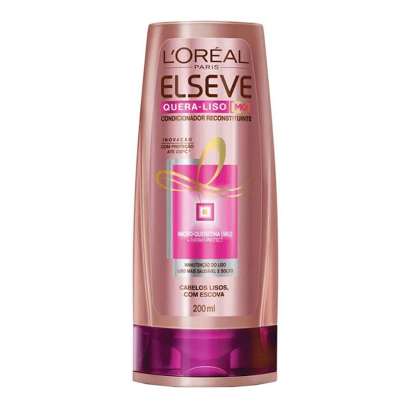 CONDICIONADOR ELSEVE QUERA LISO 200ML