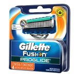 CARGA GILLETTE FUSION PROGLIDE 4UN