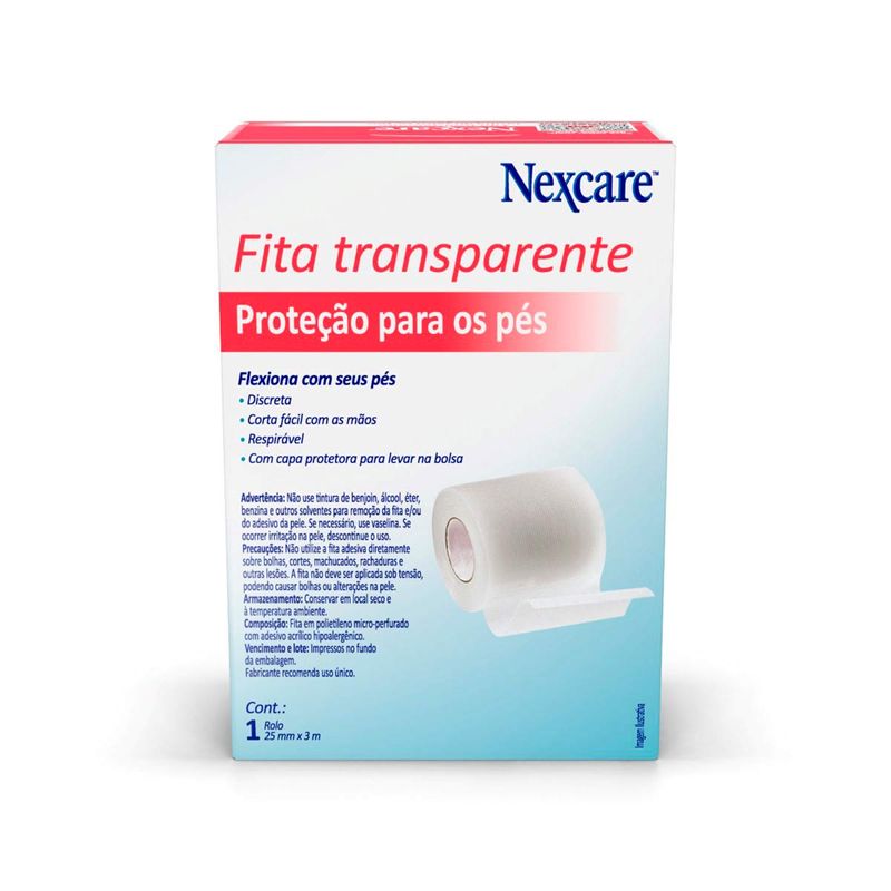 PROTETOR PARA PES NEXCARE 25MMX3M
