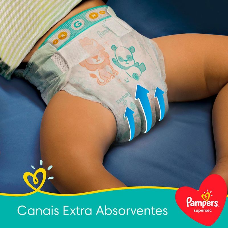 FRALDA PAMPERS SUPERSEC G 46UN