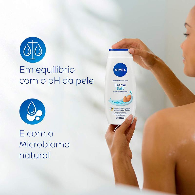 NIVEA SABONETE LIQUIDO CREME SOFT 250ML