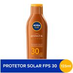 NIVEA SUN PROTETOR SOLAR PROTECT&BRONZE LOÇAO FPS30 125ML