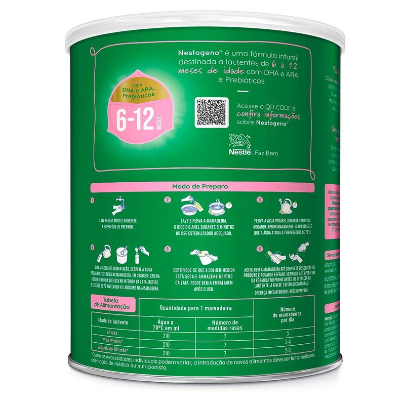 LEITE NESTOGENO 2 800G