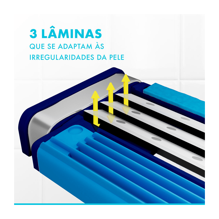 APARELHO PRESTOBARBA 3 COOL MASCULINO 2UN