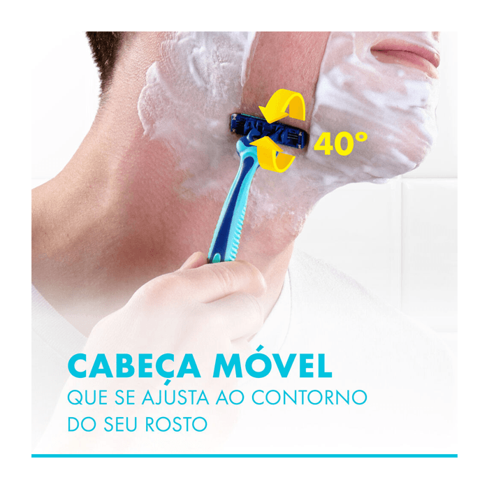 APARELHO PRESTOBARBA 3 COOL MASCULINO 2UN