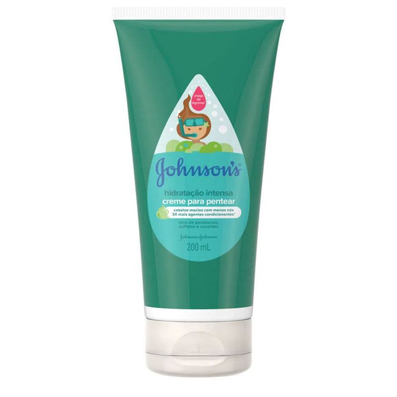 CREME DE PENTEAR JOHNSONS BABY HIDRATAÇAO INTENSA 200ML