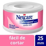 NEXCARE MICROPORE BRANCO CORTA RETO 25MMX4,5M