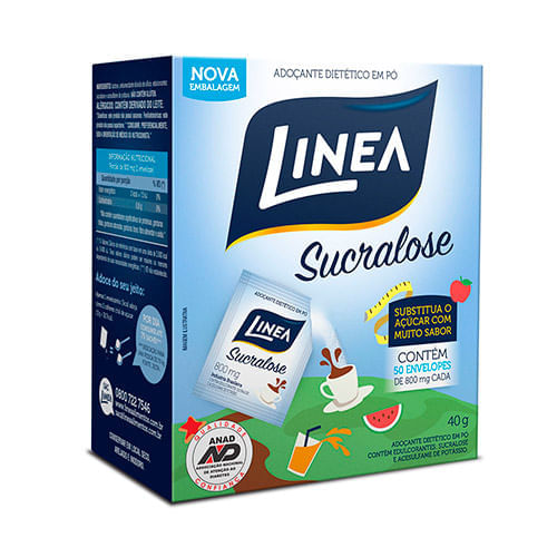 ADOÇANTE LINEA SUCRALOSE 50ENVELOPES