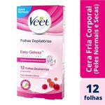 VEET FOLHAS DEPILATORIAS CORPORAL PELE NORMAL E SECA 12FOLHA